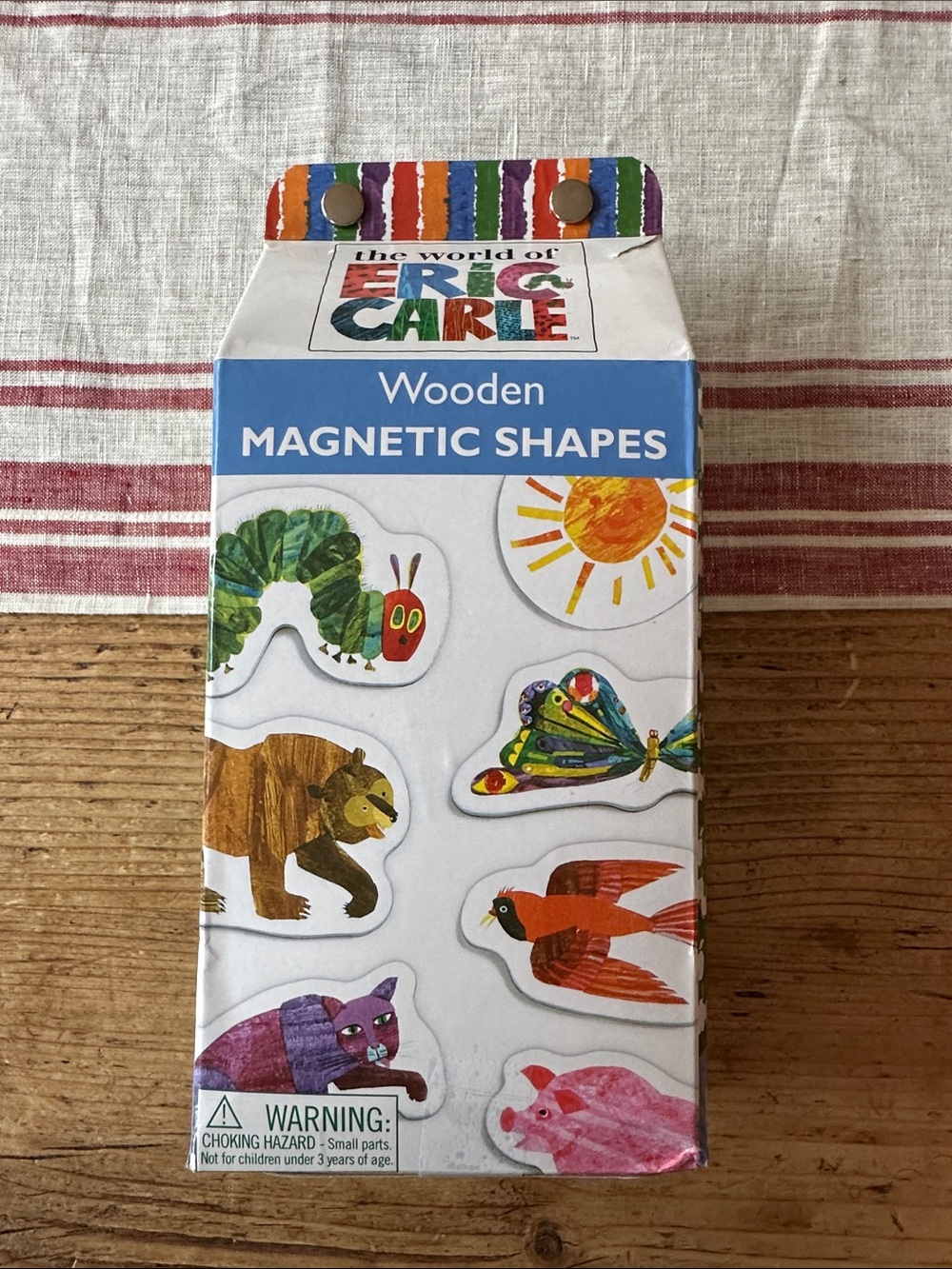 Mudpuppy Eric Carle Wooden Magnetic Shapes